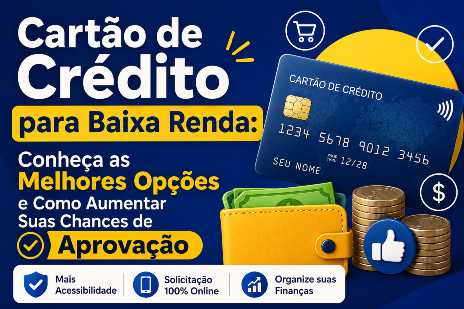 Cartão de Crédito para Baixa Renda: Conheça as Melhores Opções e Como Aumentar Suas Chances de Aprovação